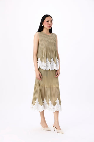 Nerina Set - Oyster Olive