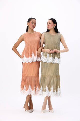 Nerina Set - Oyster Olive