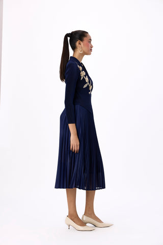 Lillian Wrap Dress - Navy
