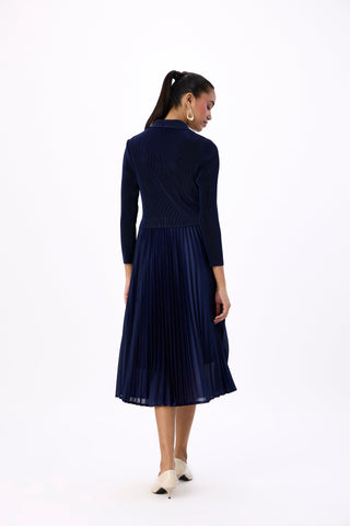 Lillian Wrap Dress - Navy