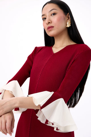 Eliana Dress - Dark Red
