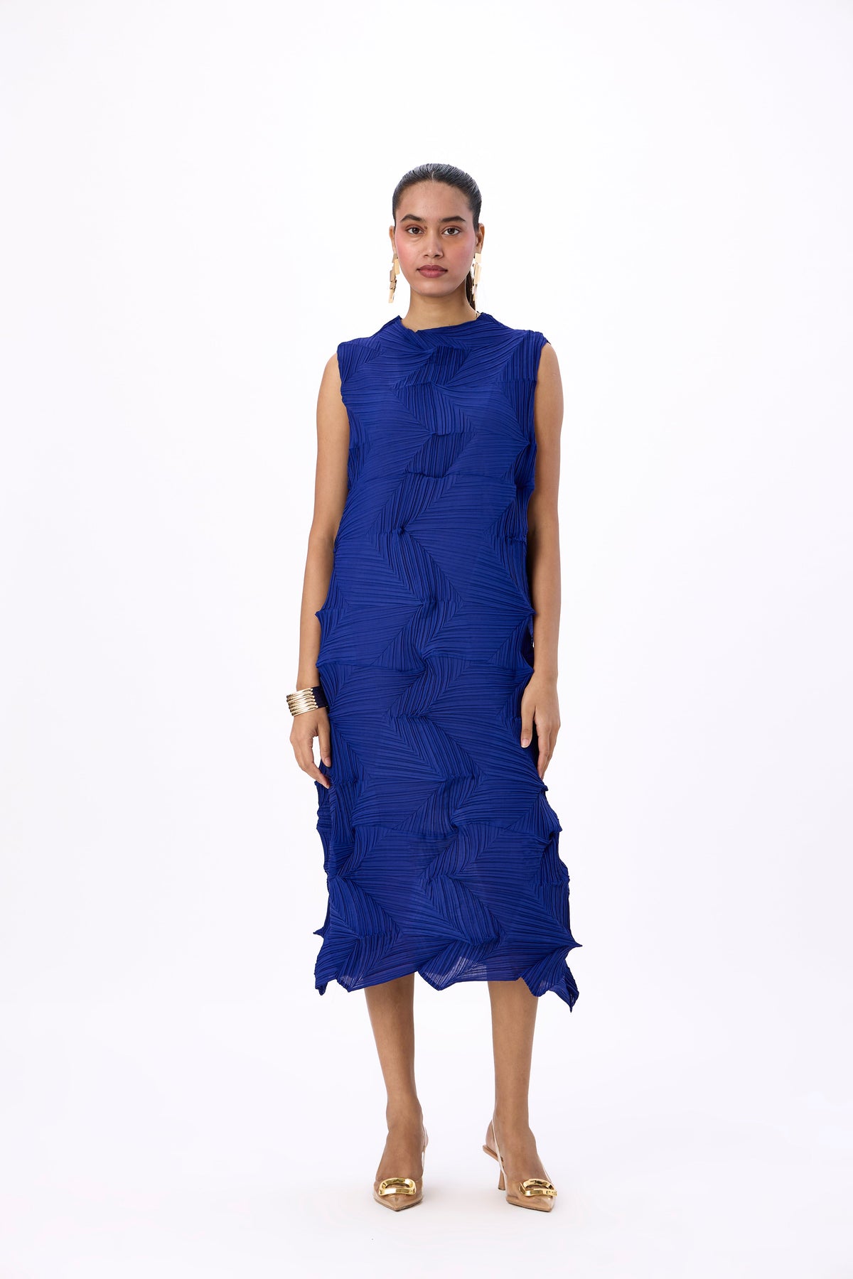 Mona 3D Dress - Deep Blue