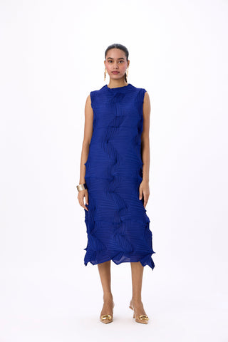 Mona 3D Dress - Deep Blue
