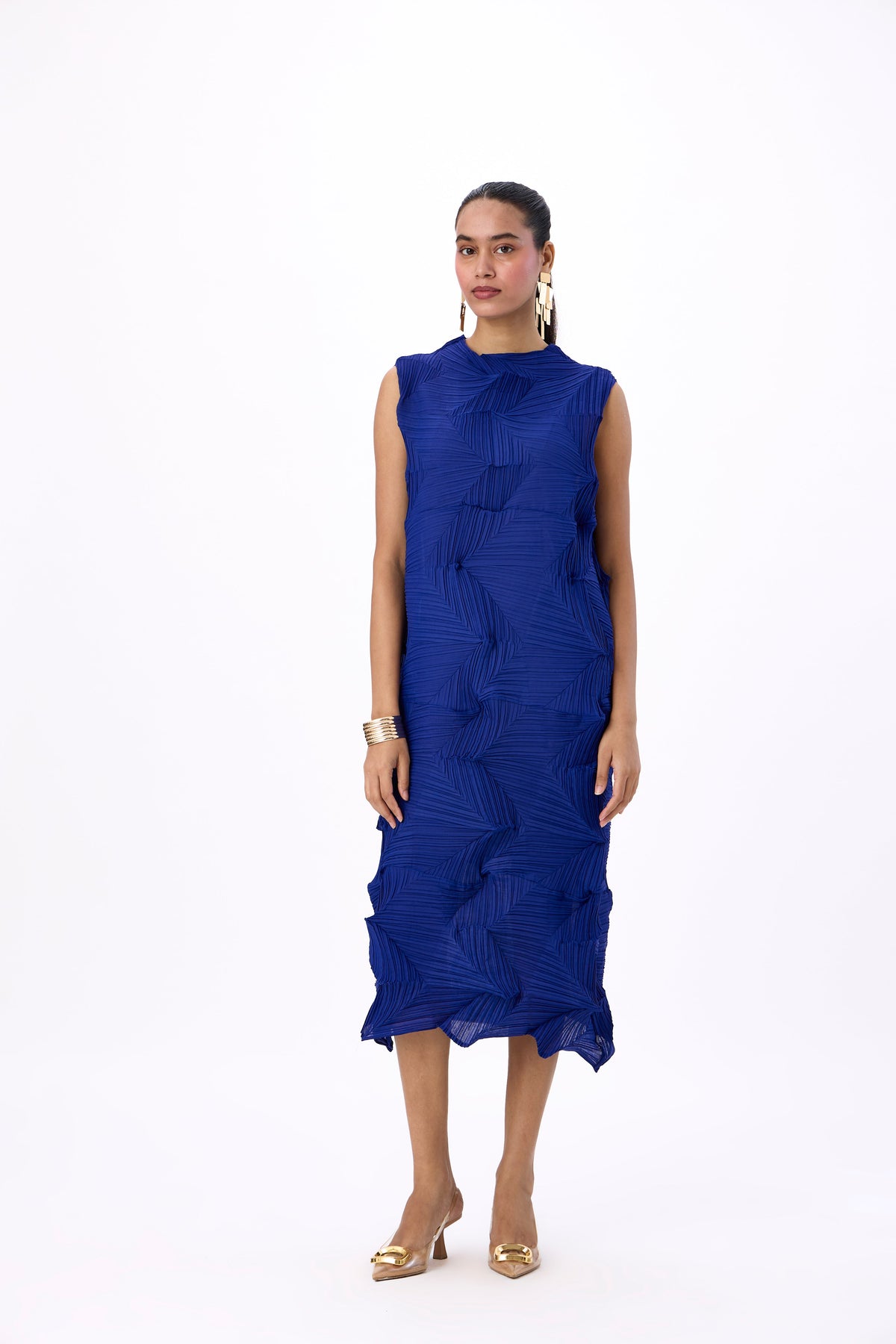 Mona 3D Dress - Deep Blue