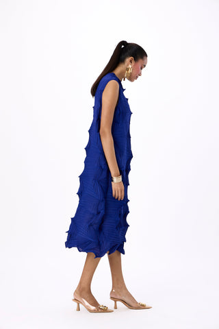 Mona 3D Dress - Deep Blue