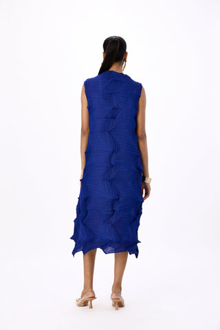 Mona 3D Dress - Deep Blue