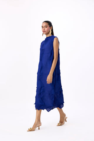 Mona 3D Dress - Deep Blue
