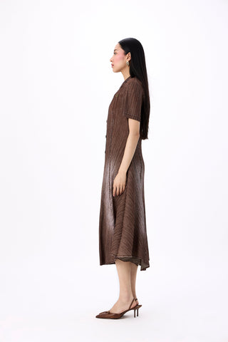 Levy Denim Shirt Dress - Coffee