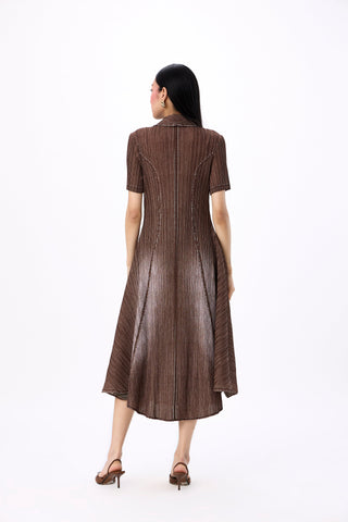 Levy Denim Shirt Dress - Coffee