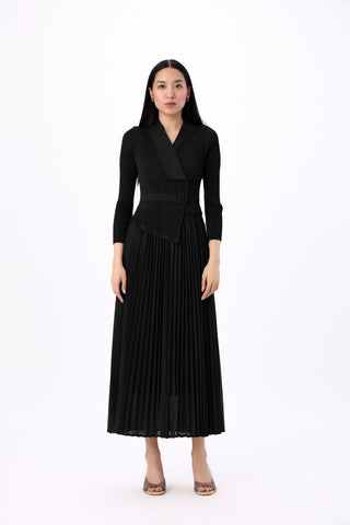 Abigail Wrap Dress - Black