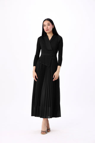 Abigail Wrap Dress - Black