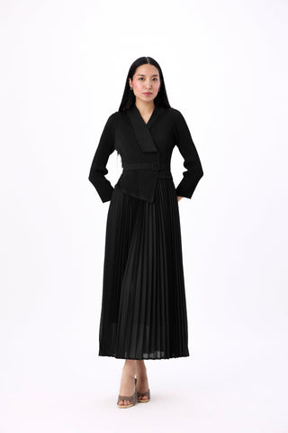 Abigail Wrap Dress - Black