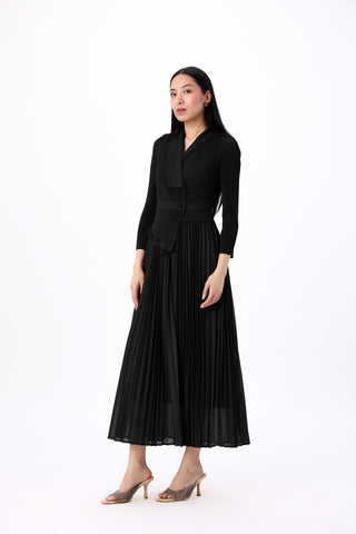 Abigail Wrap Dress - Black