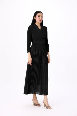 Abigail Wrap Dress - Black