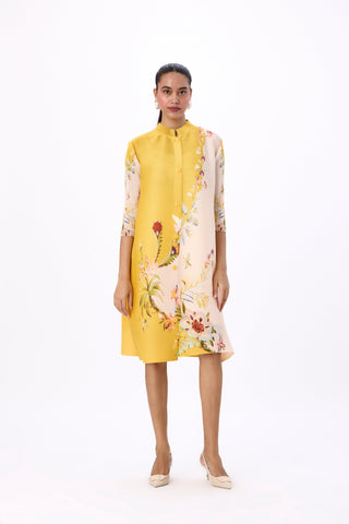 Rory Print Dress - Yellow
