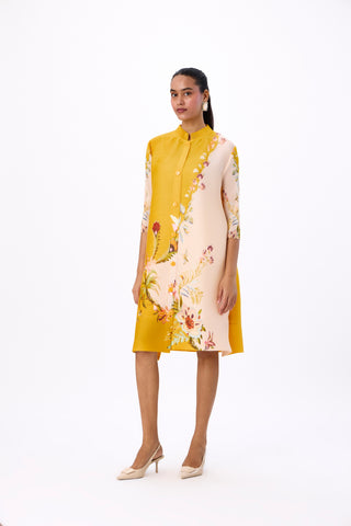 Rory Print Dress - Yellow