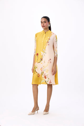 Rory Print Dress - Yellow