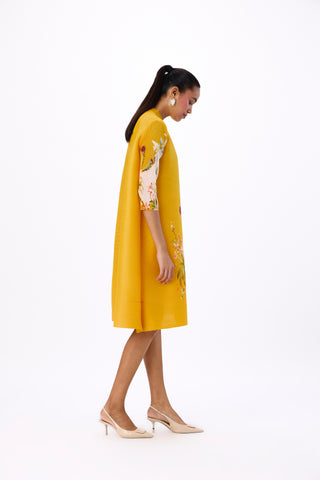 Rory Print Dress - Yellow