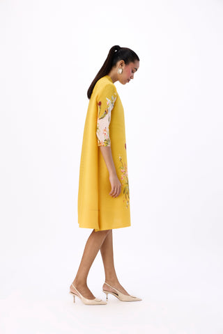 Rory Print Dress - Yellow