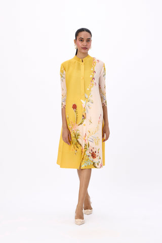 Rory Print Dress - Yellow