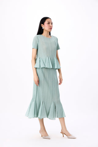 Briana Skirt Set - Mint