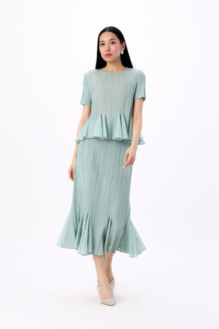 Briana Skirt Set - Mint