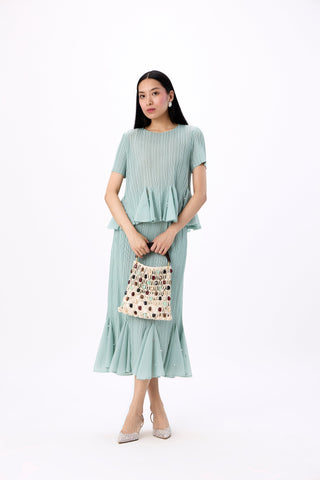 Briana Skirt Set - Mint