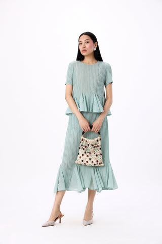Briana Skirt Set - Mint
