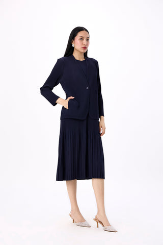 Irene 2 Piece jacket Dress - Navy