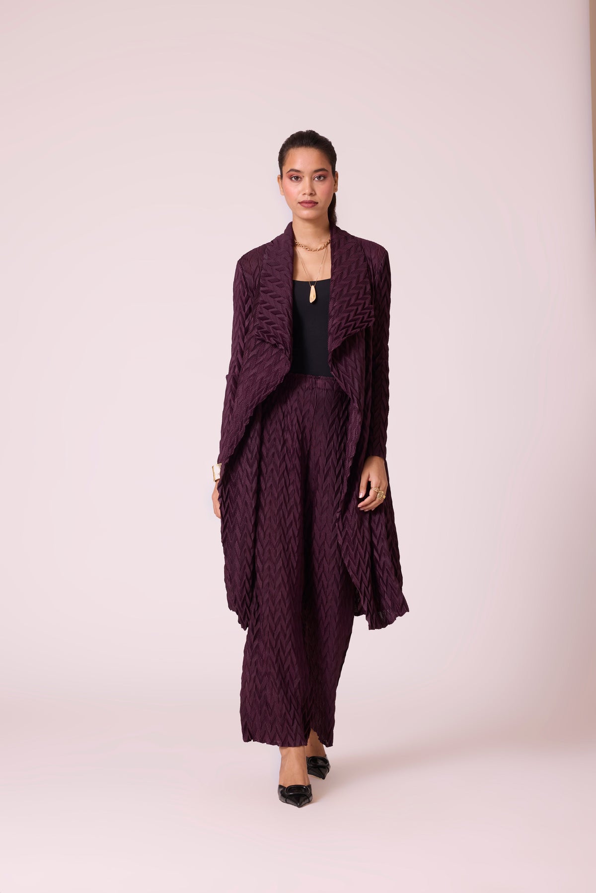 Carina Overlay Set - Dark Wine