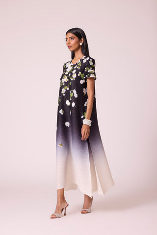 Jenna Print Dress - Black