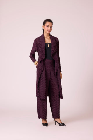 Carina Overlay Set - Dark Wine