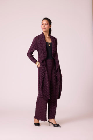 Carina Overlay Set - Dark Wine