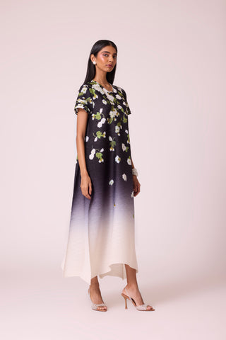 Jenna Print Dress - Black