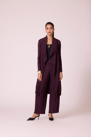 Carina Overlay Set - Dark Wine