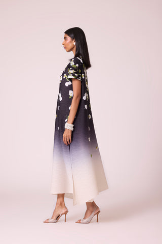 Jenna Print Dress - Black