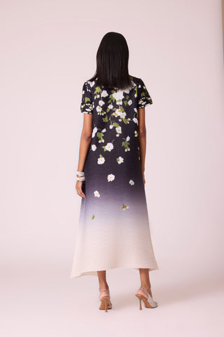 Jenna Print Dress - Black