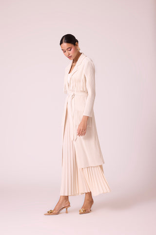 Morgan Fringe Jacket - Ivory