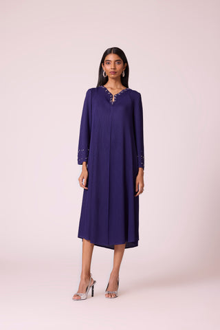 Theona Dress - Deep Purple