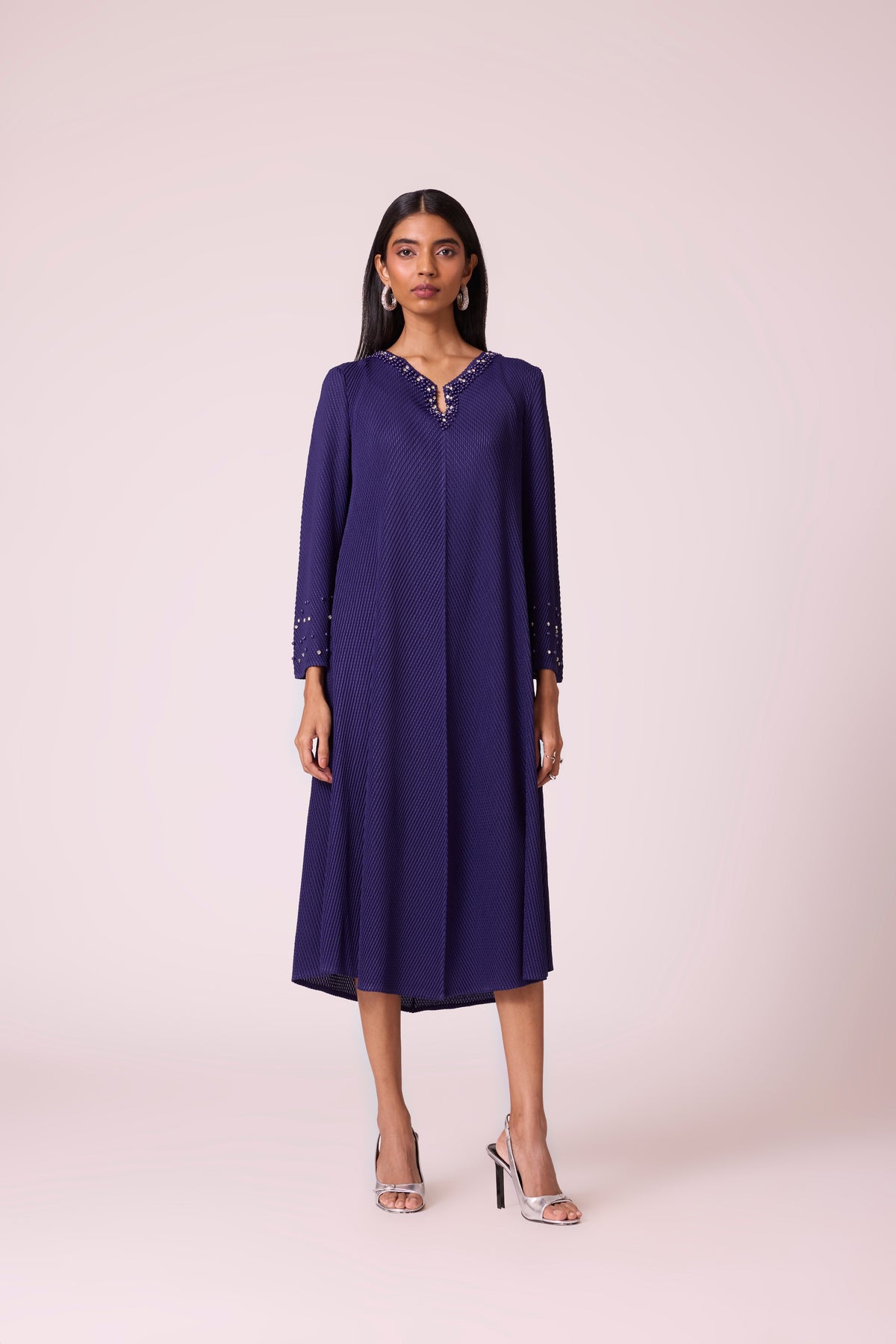 Theona Dress - Deep Purple