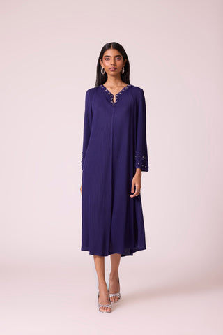 Theona Dress - Deep Purple