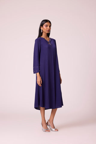 Theona Dress - Deep Purple