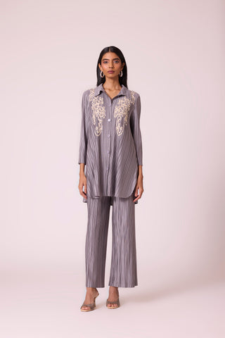 Agatha Tunic Set - Grey