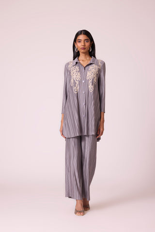 Agatha Tunic Set - Grey