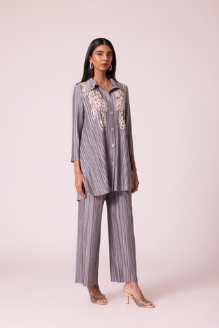 Agatha Tunic Set - Grey