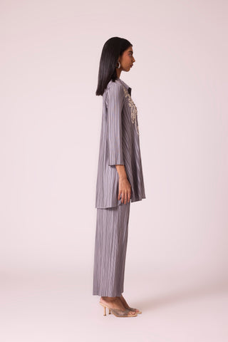 Agatha Tunic Set - Grey