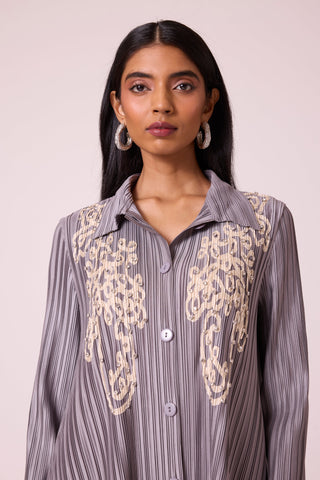 Agatha Tunic Set - Grey