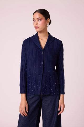 Augusta Top - Navy Blue