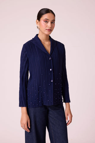 Augusta Top - Navy Blue