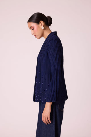 Augusta Top - Navy Blue